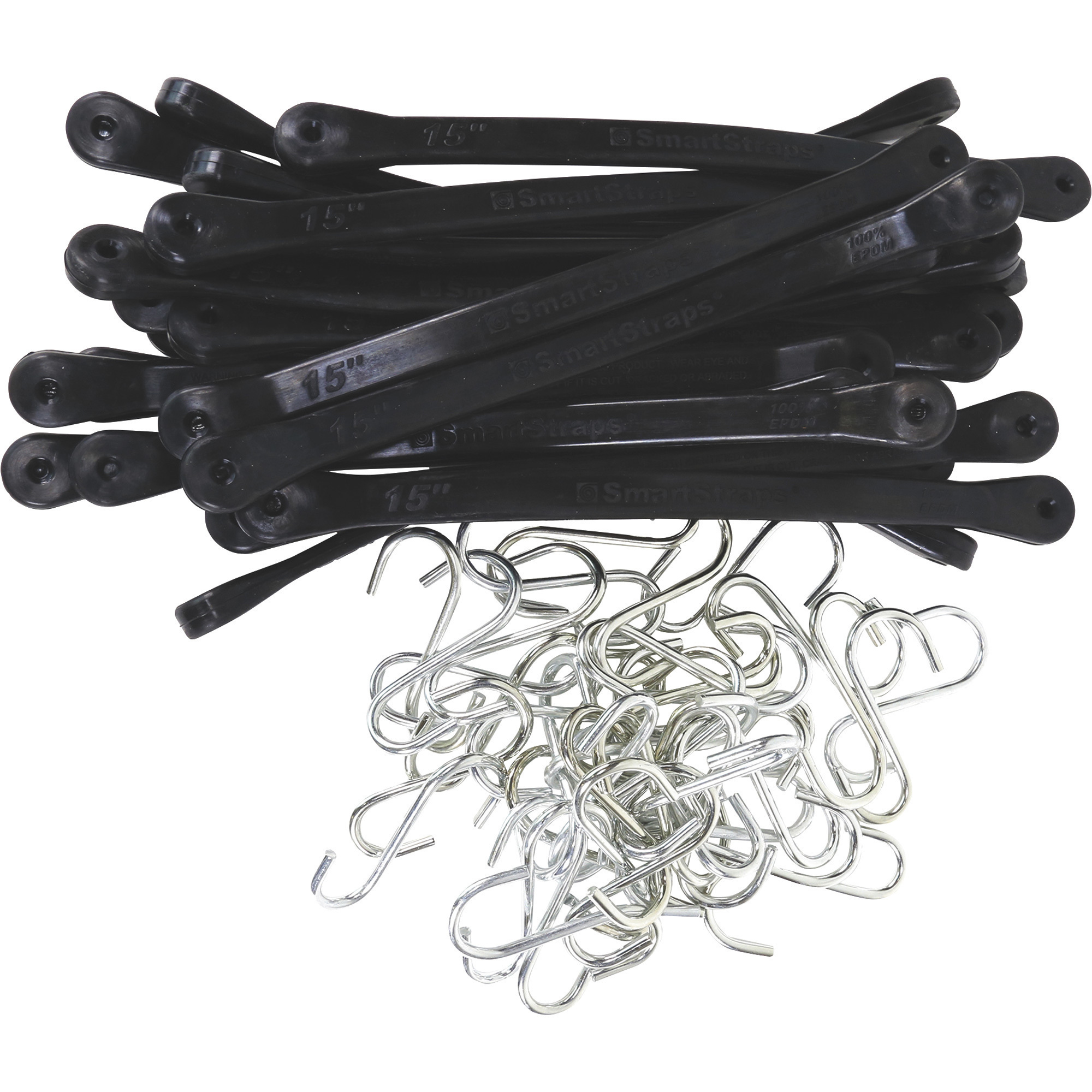 SmartStraps 20-Pack of Tarp Straps, 15in.L, Model# 674